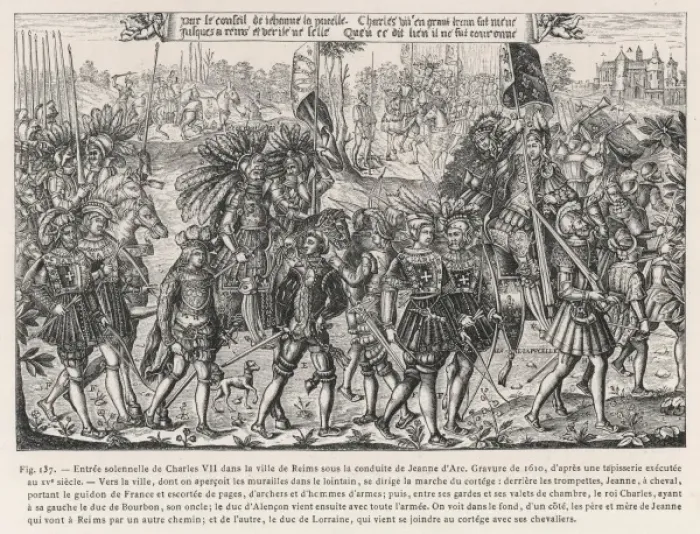Framed Print : Joan of Arc Enters Reims Framed Print : Joan of Arc Enters Reims