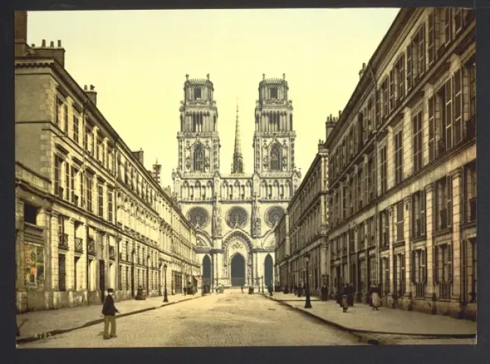 Framed Print : Joan of Arc Street, Orleans, France Framed Print : Joan of Arc Street, Orleans, France
