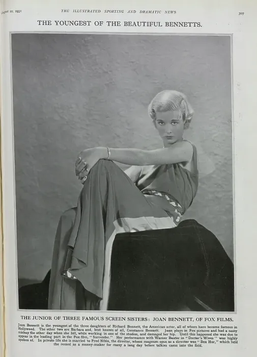 Framed Print : Joan Bennett Framed Print : Joan Bennett