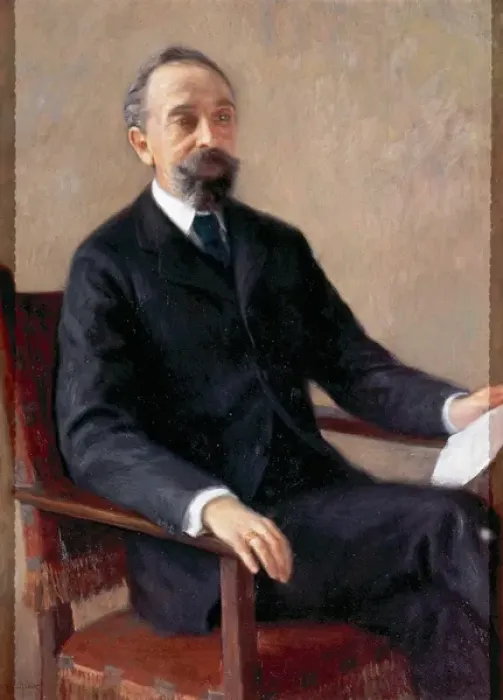 Framed Print : Joan Maragall (1860-1911). Catalan poet. Portrait by Ramon P Framed Print : Joan Maragall (1860-1911). Catalan poet. Portrait by Ramon P