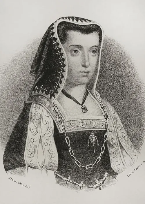 Framed Print : Joanna the Mad (1479-1555). Queen of Castile (1504-1555) Framed Print : Joanna the Mad (1479-1555). Queen of Castile (1504-1555)
