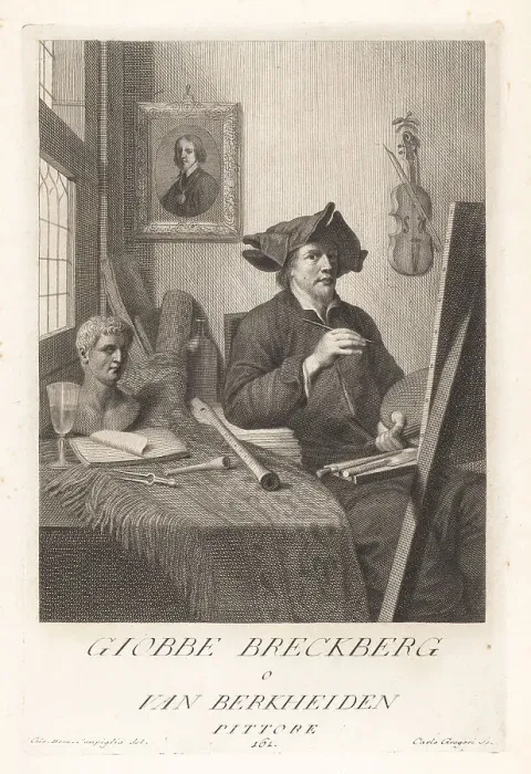 Framed Print : Job Adriaenszoon Berckheyde, Dutch artist, 1630-1693 Framed Print : Job Adriaenszoon Berckheyde, Dutch artist, 1630-1693