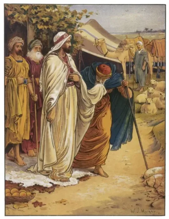 Framed Print : Job in his Prosperity Framed Print : Job in his Prosperity