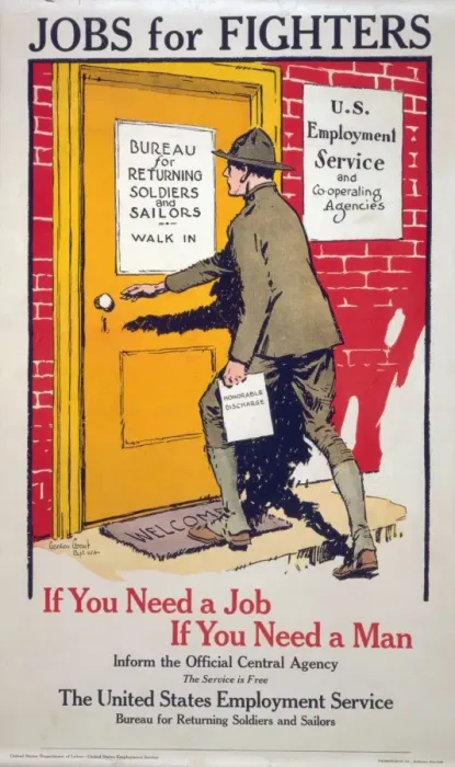 Framed Print : Jobs for fighters - If you need a job, if you need a man, in Framed Print : Jobs for fighters - If you need a job, if you need a man, in