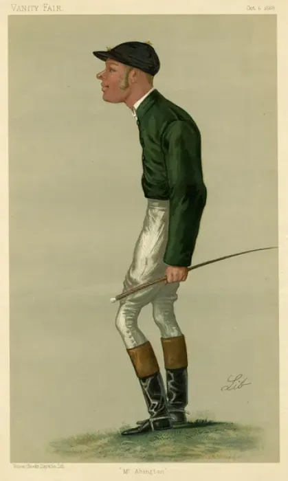 Framed Print : Jockey Abington Framed Print : Jockey Abington