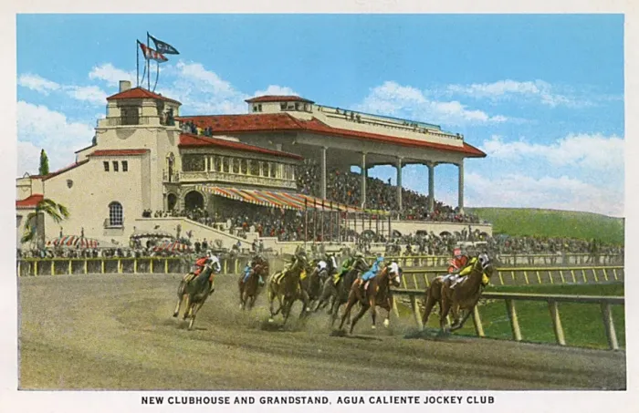 Framed Print : Jockey Club and racetrack, Agua Caliente, Tijuana, Mexico Framed Print : Jockey Club and racetrack, Agua Caliente, Tijuana, Mexico