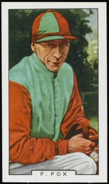 Framed Print : Jockey / Fred Fox 20C Cig Framed Print : Jockey / Fred Fox 20C Cig