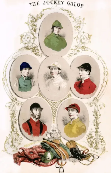 Framed Print : Jockey Galop / Vignettes Framed Print : Jockey Galop / Vignettes