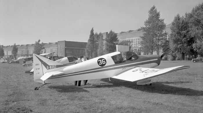 Framed Print : Jodel D. 140 Mousquetaire G-AOVZ Framed Print : Jodel D. 140 Mousquetaire G-AOVZ