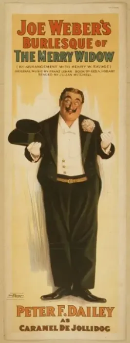 Framed Print : Joe Webers burlesque of The merry widow by arrangement with Framed Print : Joe Webers burlesque of The merry widow by arrangement with