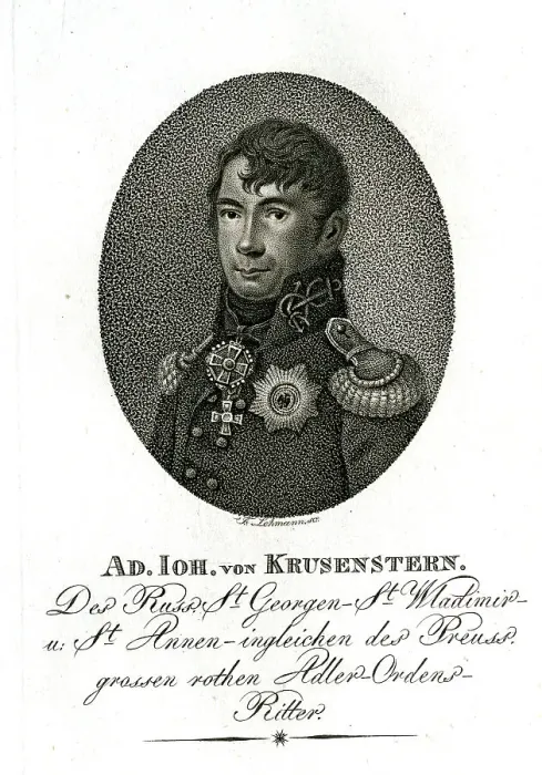 Framed Print : Joh Von Krusenstern - Geographer Framed Print : Joh Von Krusenstern - Geographer