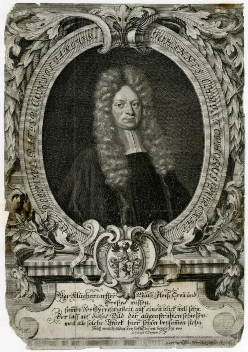 Framed Print : Johann Christoph Purckhl of Regensburg, Germany