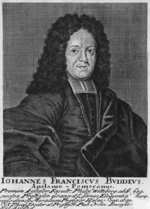 Framed Print : Johann Franz Buddaeus Framed Print : Johann Franz Buddaeus