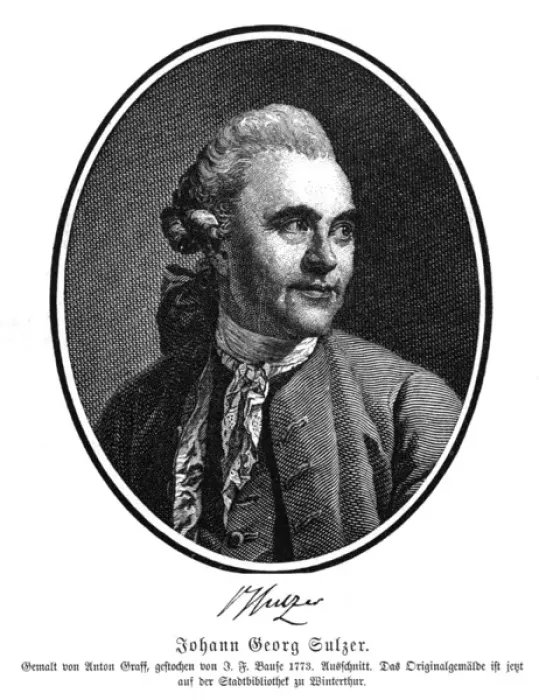 Framed Print : Johann Georg Sulzer - 1