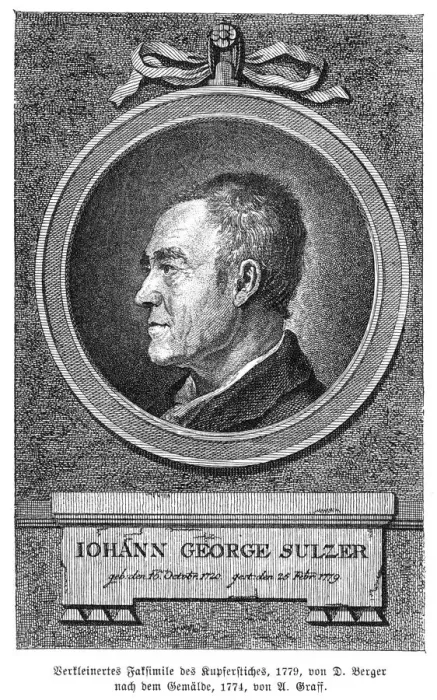 Framed Print : Johann Georg Sulzer - 2 Framed Print : Johann Georg Sulzer - 2