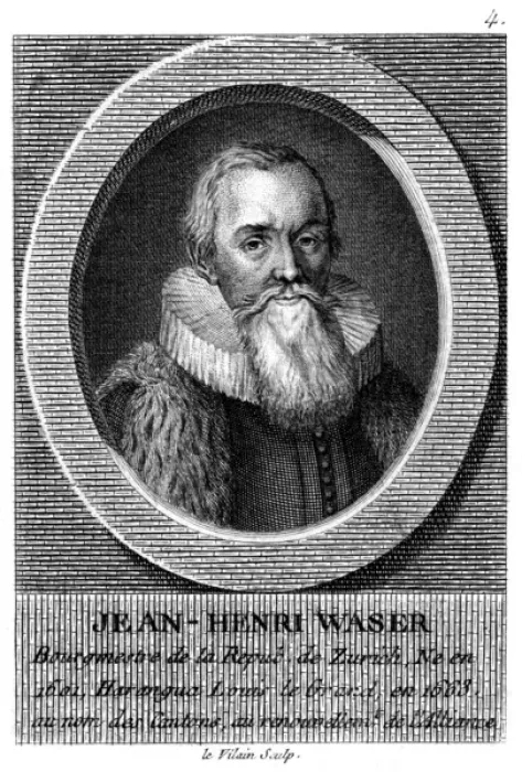 Framed Print : Johann Heinrich Waser Framed Print : Johann Heinrich Waser