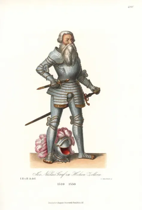 Framed Print : Johann or Jos Niklaus, Count of Hohenzollern, 1513-1558 Framed Print : Johann or Jos Niklaus, Count of Hohenzollern, 1513-1558
