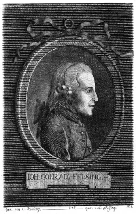 Framed Print : Johann Konrad Felsing Framed Print : Johann Konrad Felsing