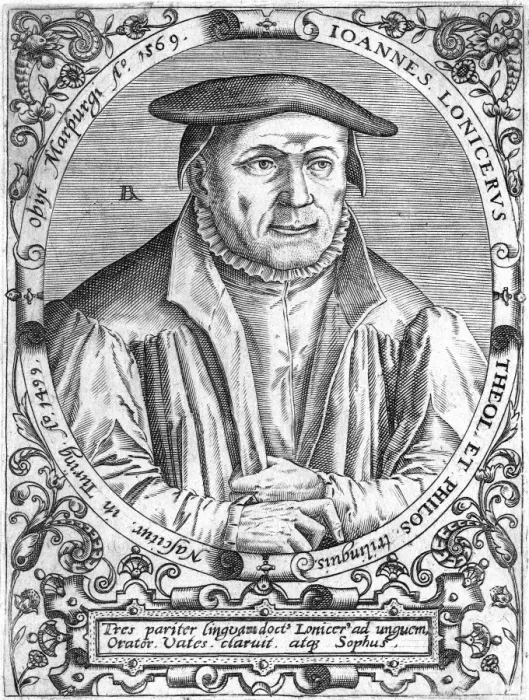 Framed Print : Johann Lonicer Framed Print : Johann Lonicer