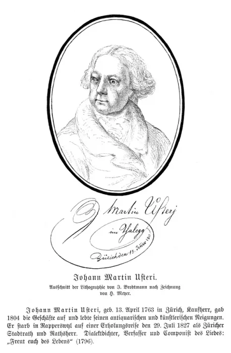 Framed Print : Johann Martin Usteri Framed Print : Johann Martin Usteri