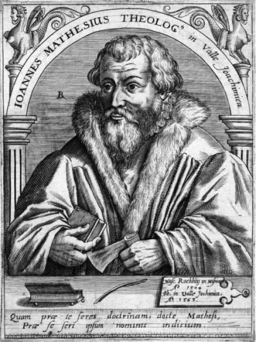 Framed Print : Johann Mathesius Framed Print : Johann Mathesius
