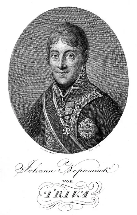 Framed Print : Johann Nepomuk Triva Framed Print : Johann Nepomuk Triva