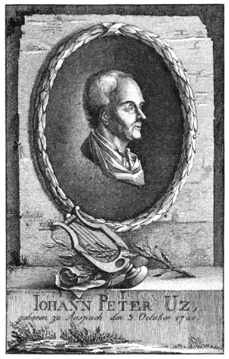 Framed Print : Johann Peter Uz - 1 Framed Print : Johann Peter Uz - 1