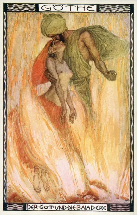 Framed Print : Johann Wolfgang von Goethe - The God And The Bayadere Framed Print : Johann Wolfgang von Goethe - The God And The Bayadere