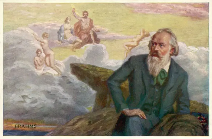 Framed Print : Johannes Brahms, German composer Framed Print : Johannes Brahms, German composer