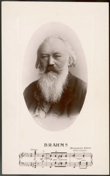 Framed Print : Johannes Brahms, German composer Framed Print : Johannes Brahms, German composer