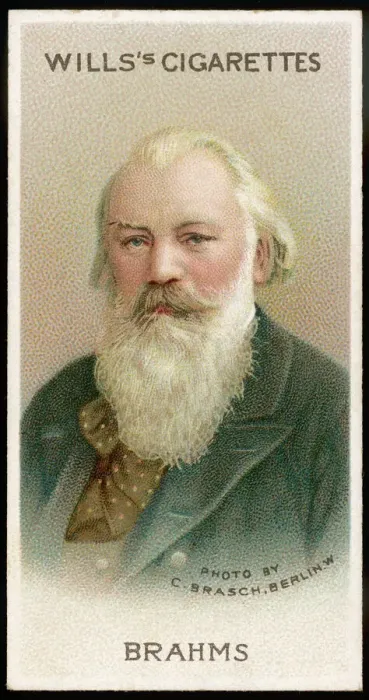 Framed Print : Johannes Brahms, German composer Framed Print : Johannes Brahms, German composer