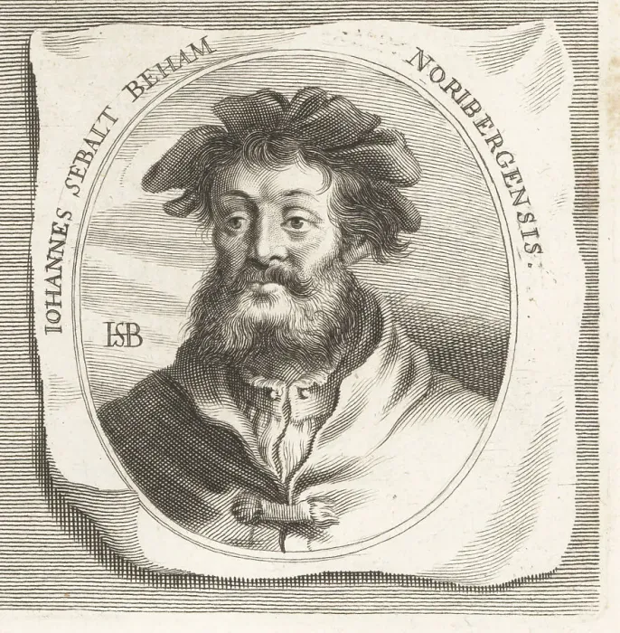 Framed Print : Johannes Sebald Beham, German painter and printmaker, 1500-155 Framed Print : Johannes Sebald Beham, German painter and printmaker, 1500-155