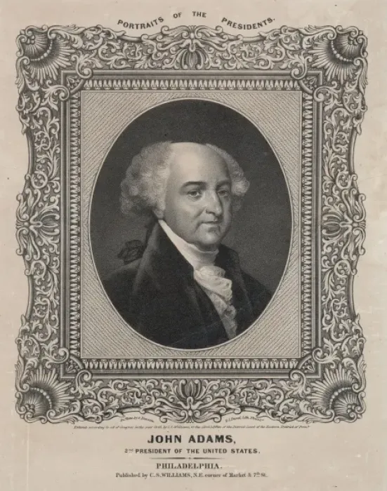 Framed Print : John Adams, 2nd President of the United States Framed Print : John Adams, 2nd President of the United States