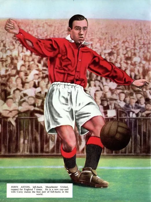 Framed Print : John Aston, Manchester United and England footballer Framed Print : John Aston, Manchester United and England footballer