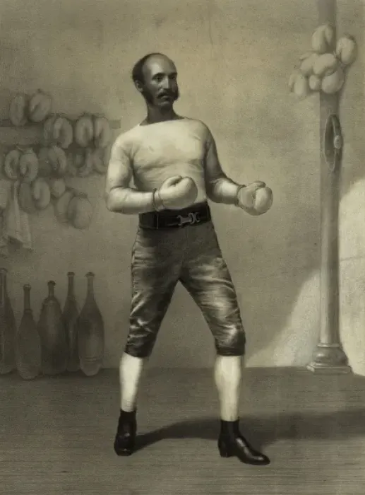 Framed Print : John B. Bailey, professor of sparring and gymnastics Framed Print : John B. Bailey, professor of sparring and gymnastics