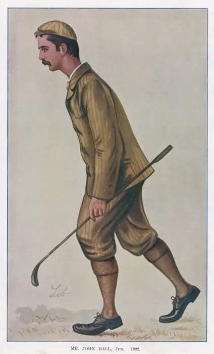 Framed Print : John Ball, Golfer 1892 Framed Print : John Ball, Golfer 1892