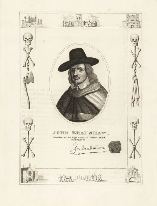 Framed Print : John Bradshaw, President of the High Court of Justice, died 1659 Framed Print : John Bradshaw, President of the High Court of Justice, died 1659