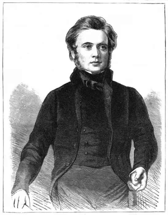 Framed Print : John Bright at Age 32 Framed Print : John Bright at Age 32