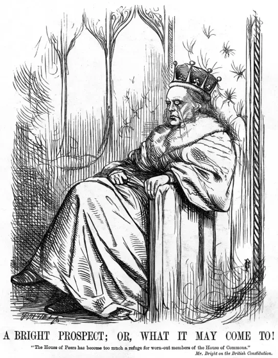 Framed Print : John Bright as a Lord