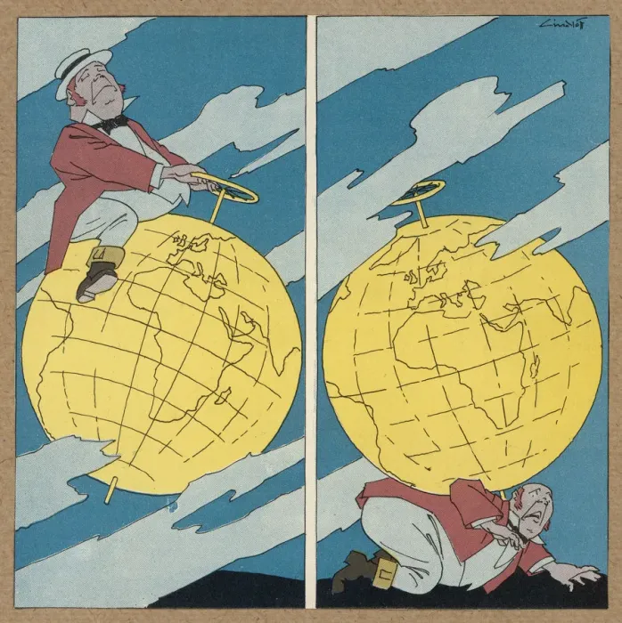 Framed Print : JOHN BULL ON THE GLOBE Framed Print : JOHN BULL ON THE GLOBE