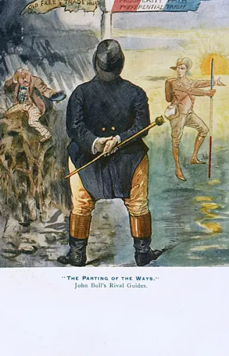 Framed Print : John Bull standing at the parting of the ways Framed Print : John Bull standing at the parting of the ways