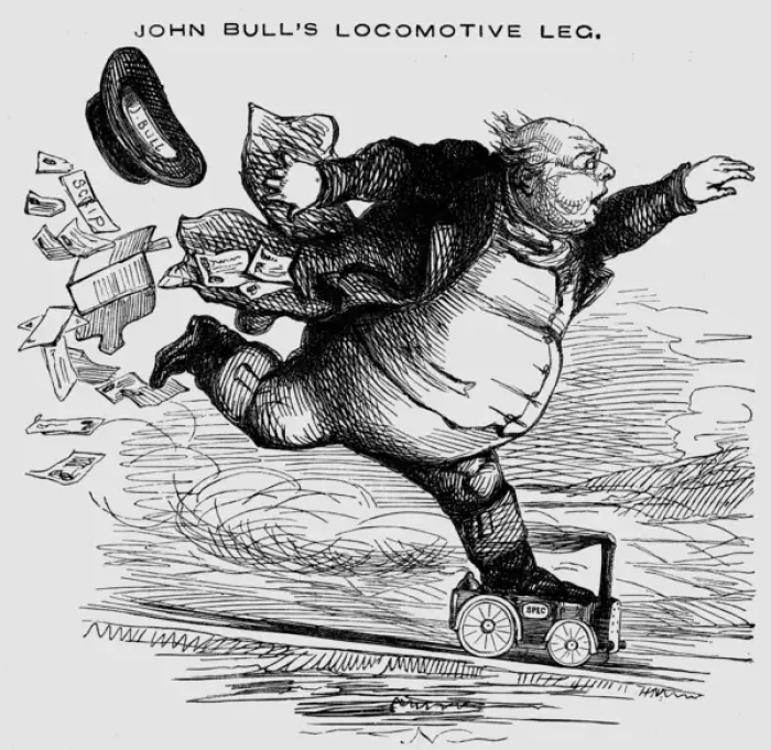 Framed Print : John Bulls Cartoon Framed Print : John Bulls Cartoon
