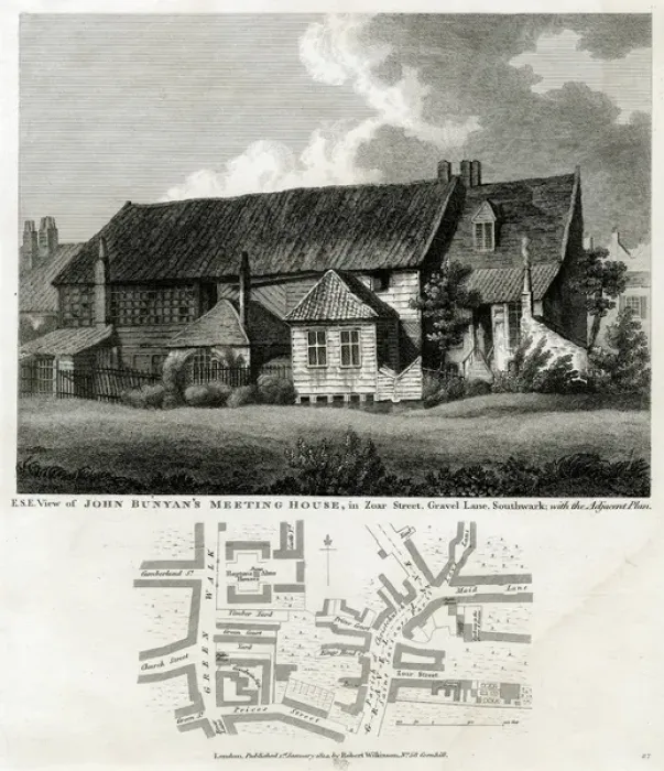 Framed Print : John Bunyan / Southwark Framed Print : John Bunyan / Southwark