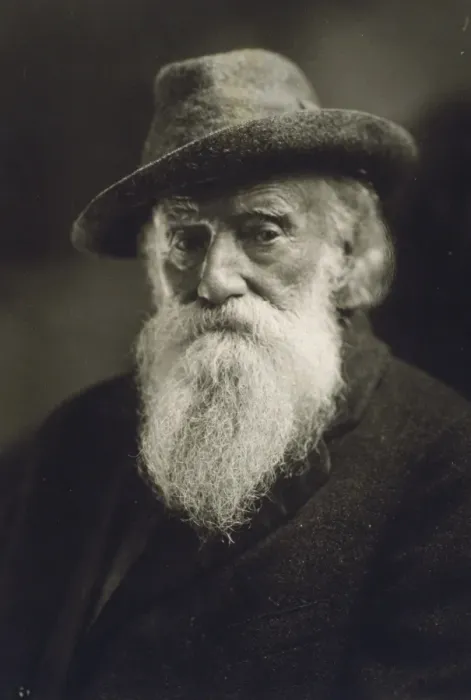 Framed Print : John Burroughs, head-and-shoulders portrait, wearing hat Framed Print : John Burroughs, head-and-shoulders portrait, wearing hat