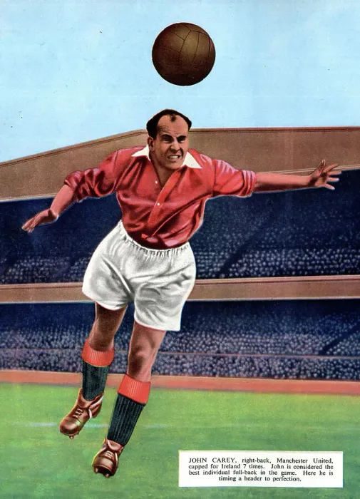Framed Print : John Carey, Manchester United and Ireland footballer Framed Print : John Carey, Manchester United and Ireland footballer
