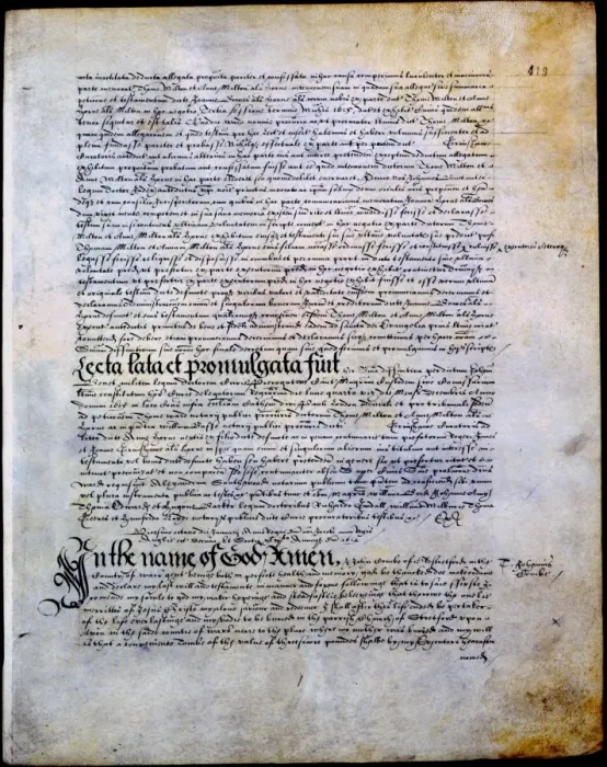 Framed Print : Will of John Combe Framed Print : Will of John Combe