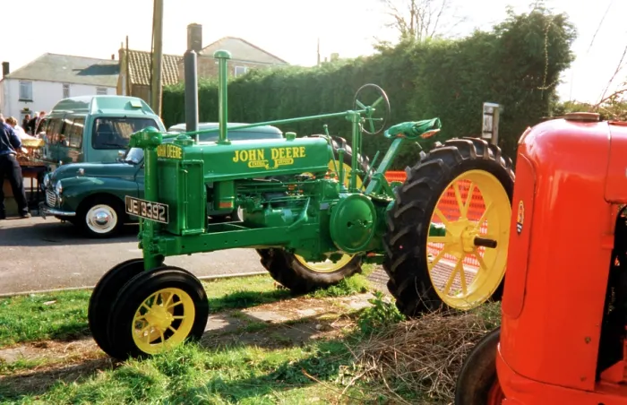 Framed Print : John Deere D tractor