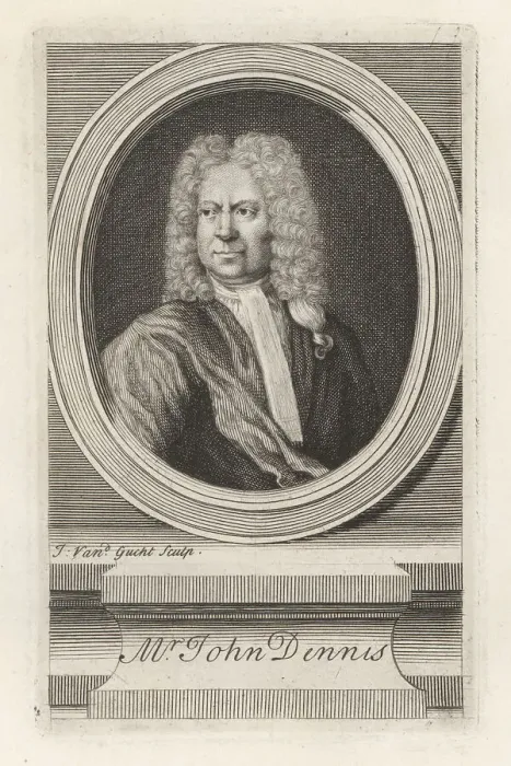 Framed Print : John Dennis, English dramatist and literary critic, 1657-1734 Framed Print : John Dennis, English dramatist and literary critic, 1657-1734