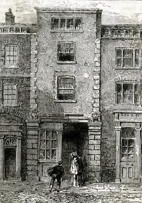 Framed Print : John Dryden / Fetter Lane Framed Print : John Dryden / Fetter Lane