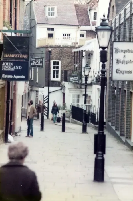 Framed Print : John England, Estate Agent sign in Hampstead Framed Print : John England, Estate Agent sign in Hampstead